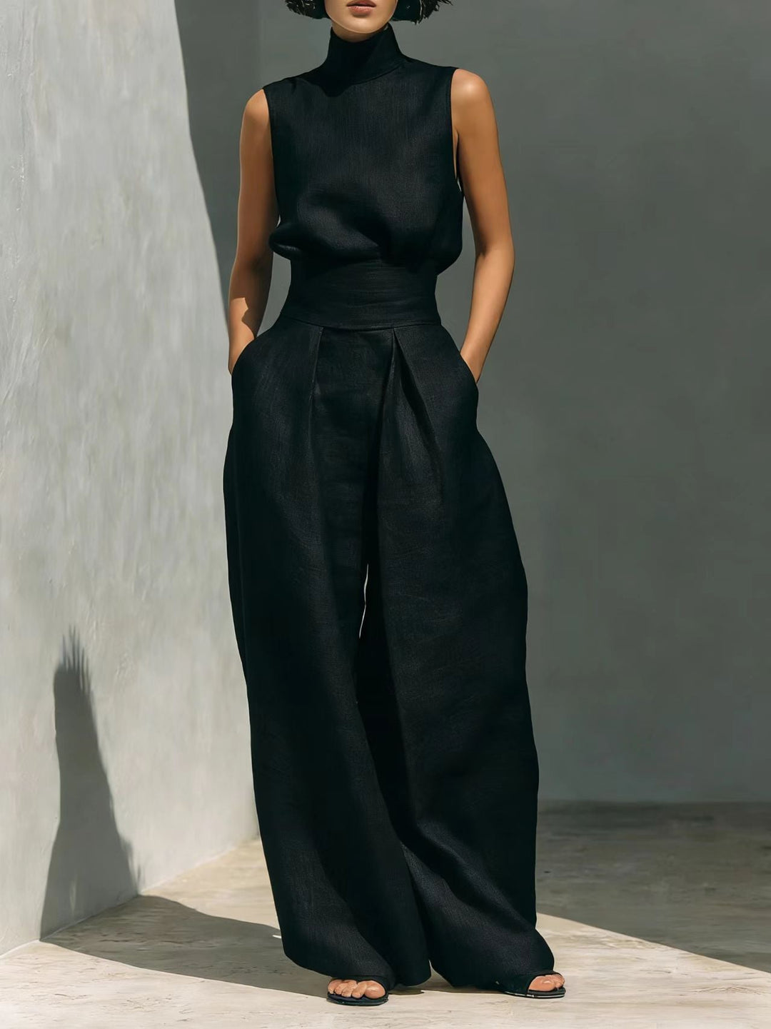 Maria | Tank Top &amp; Wide-Leg Trousers Set