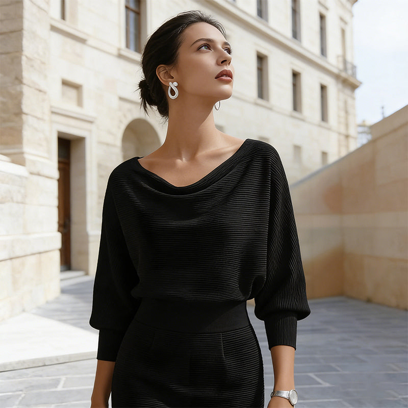 Women’s Elegant Waist-Cinching Dress