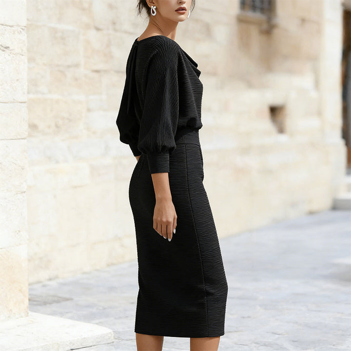 Women’s Elegant Waist-Cinching Dress