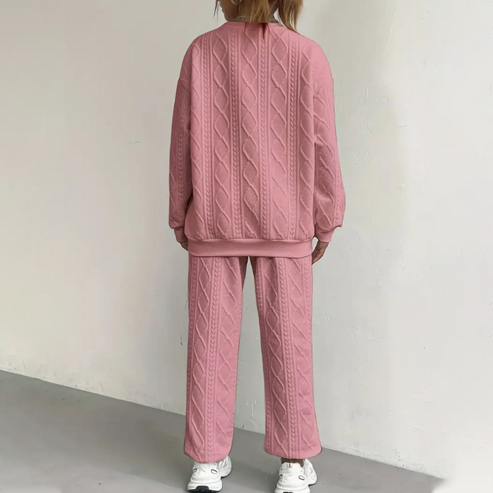 🌸Hot Sale 50% OFF💖Casual Long Sleeve Knit Pullover &amp; Pants 2-Piece Set