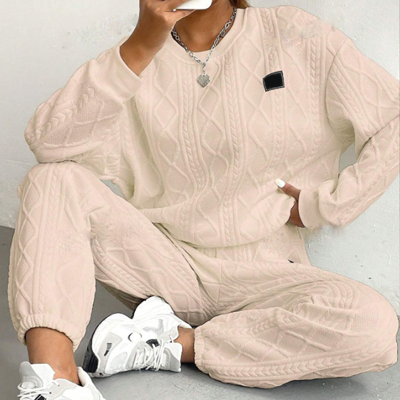 🌸Hot Sale 50% OFF💖Casual Long Sleeve Knit Pullover &amp; Pants 2-Piece Set