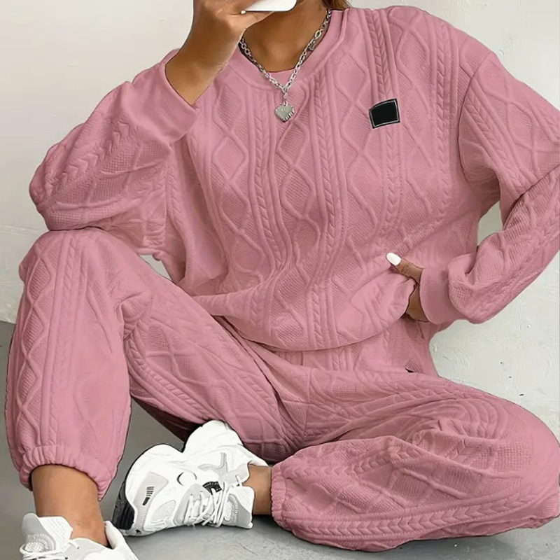 🌸Hot Sale 50% OFF💖Casual Long Sleeve Knit Pullover &amp; Pants 2-Piece Set