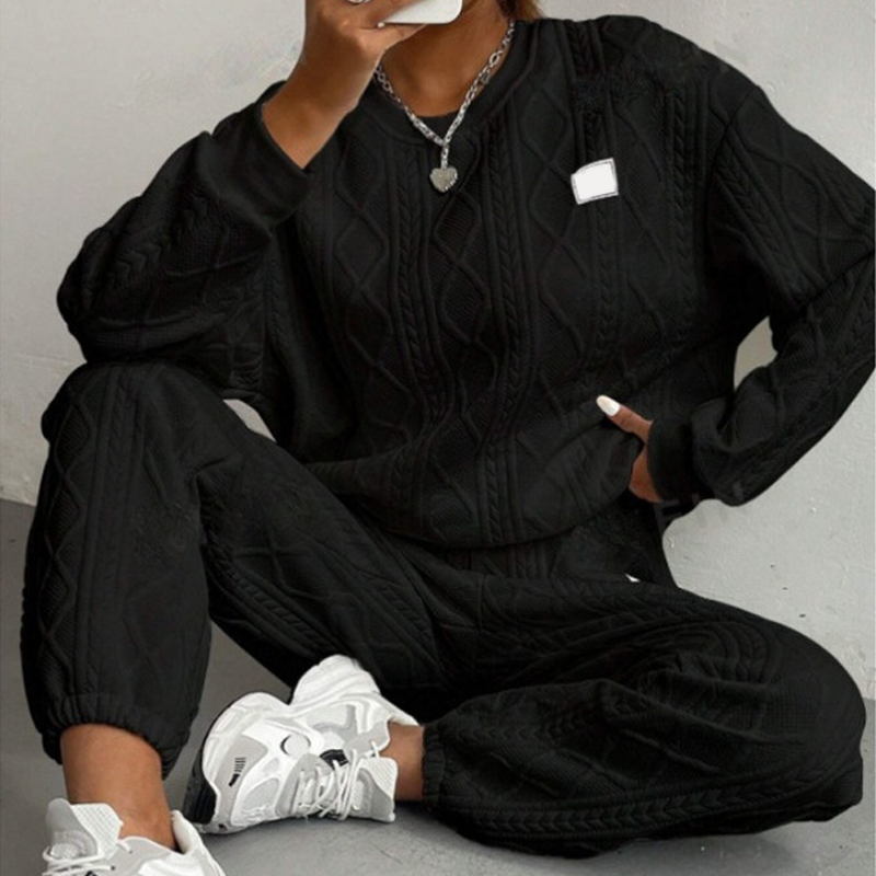 🌸Hot Sale 50% OFF💖Casual Long Sleeve Knit Pullover &amp; Pants 2-Piece Set